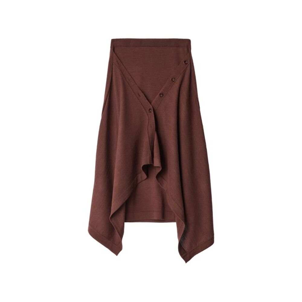 Lemaire Brown Skirts - Asymmetric & Draped Skirts Women
